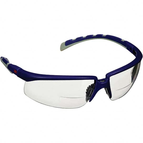 3M - Magnifying Safety Glasses Diopter Lens: +1.5 Lens Coating: Anti-Fog; Scratch Resistant - Exact Tool & Supply