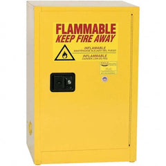 Eagle - Safety Cabinets Hazardous Chemical Type: Flammable and Combustible Liquids Color: Yellow - Exact Tool & Supply