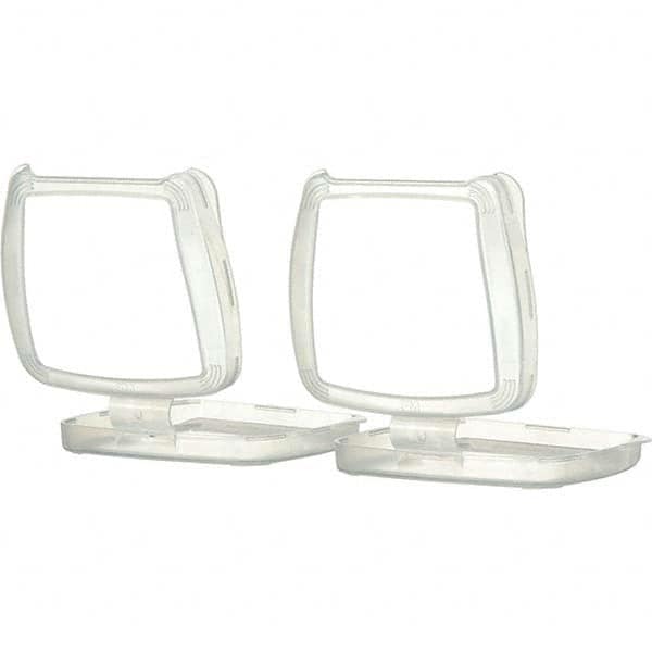 3M - Half & Full Facepiece Retainers, Covers & Adapters Type: Filter Retainer Color: Clear - Exact Tool & Supply