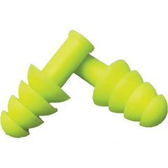 Cordova - 100 1-Pack Pairs Reusable Uncorded 27 dB Flanged Earplugs - Exact Tool & Supply