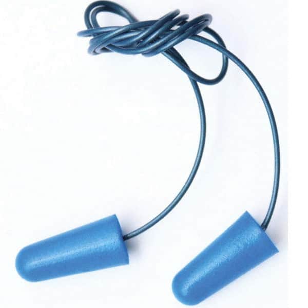 Cordova - 100 1-Pack Pairs Disposable Corded 32 dB Cone Shaped Earplugs - Exact Tool & Supply