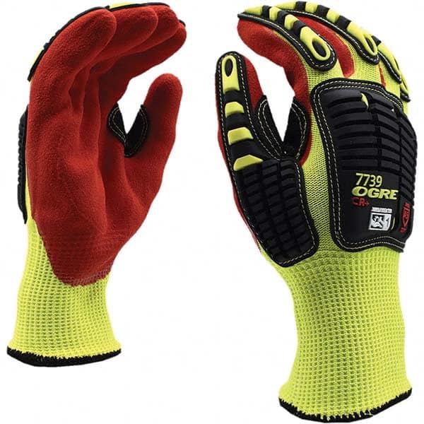 Cordova - Size M (8), ANSI Cut Lvl A5, ANSI Puncture Lvl 4, ANSI Abrasion Lvl 6, Nitrile Coated Cut & Puncture Resistant Gloves - Exact Tool & Supply