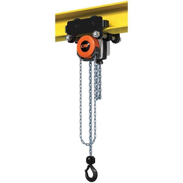 CM - 4,409 Lb Capacity, 10' Lift Height, Manual Chain Hoist - Exact Tool & Supply