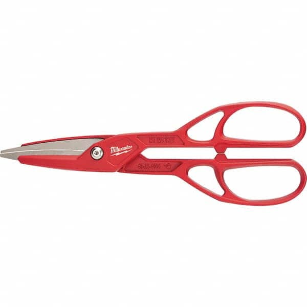 Milwaukee Tool - Snips Snip Type: Tinner's Snip Cut Direction: Straight - Exact Tool & Supply