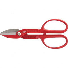 Milwaukee Tool - Snips Snip Type: Tinner's Snip Cut Direction: Straight - Exact Tool & Supply