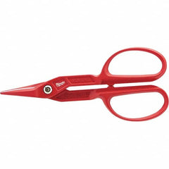 Milwaukee Tool - Snips Snip Type: Tinner's Snip Cut Direction: Straight - Exact Tool & Supply
