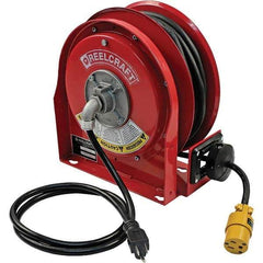 Reelcraft - Cord & Cable Reels End Type: Single Outlet Cable Length (Feet): 30 - Exact Tool & Supply