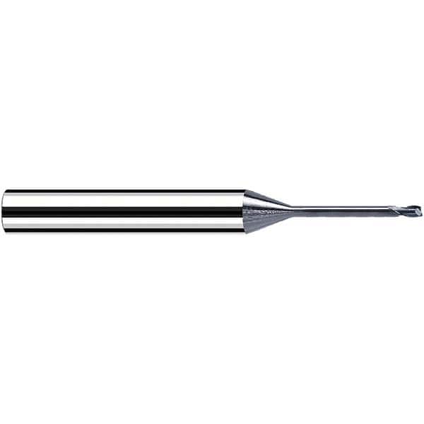 Fraisa - 3mm Diam 2 Flute Solid Carbide 0.2mm Corner Radius End Mill - Exact Tool & Supply