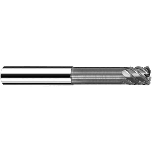 Fraisa - 8mm Diam 6 Flute Solid Carbide 0.5mm Corner Radius End Mill - Exact Tool & Supply