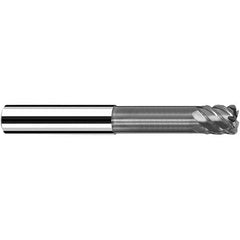 Fraisa - 8mm Diam 6 Flute Solid Carbide 0.5mm Corner Radius End Mill - Exact Tool & Supply