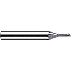 Fraisa - 1.2mm Diam 4 Flute Solid Carbide 0.2mm Corner Radius End Mill - Exact Tool & Supply