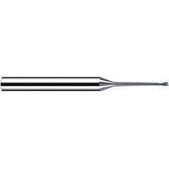 Fraisa - 0.6mm Diam 2 Flute Solid Carbide 0.1mm Corner Radius End Mill - Exact Tool & Supply