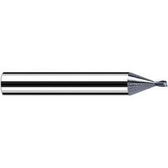 Fraisa - 0.8mm Diam 2 Flute Solid Carbide 0.2mm Corner Radius End Mill - Exact Tool & Supply
