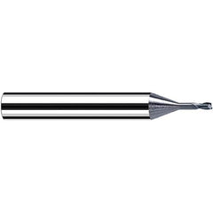 Fraisa - 0.4mm Diam 2 Flute Solid Carbide 0.05mm Corner Radius End Mill - Exact Tool & Supply