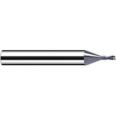 Fraisa - 0.4mm Diam 2 Flute Solid Carbide 0.05mm Corner Radius End Mill - Exact Tool & Supply