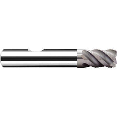 Fraisa - 3/8" Diam, 1/2" LOC, 4 Flute Solid Carbide Roughing Square End Mill - Exact Tool & Supply