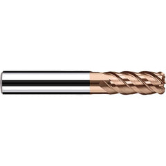 Fraisa - 8mm Diam 4 Flute Solid Carbide 1mm Corner Radius End Mill - Exact Tool & Supply