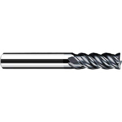 Fraisa - 1/2" Diam 4 Flute Solid Carbide 0.06" Corner Radius End Mill - Exact Tool & Supply