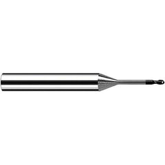 Fraisa - 5mm Diam, 5mm LOC, 2 Flute Solid Carbide Ball End Mill - Exact Tool & Supply