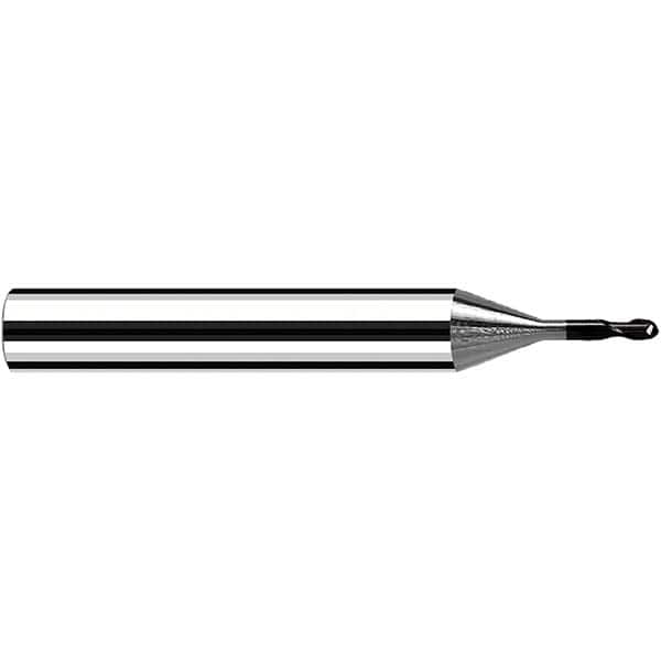 Fraisa - 6mm Diam, 6mm LOC, 2 Flute Solid Carbide Ball End Mill - Exact Tool & Supply