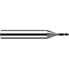 Fraisa - 6mm Diam, 6mm LOC, 2 Flute Solid Carbide Ball End Mill - Exact Tool & Supply