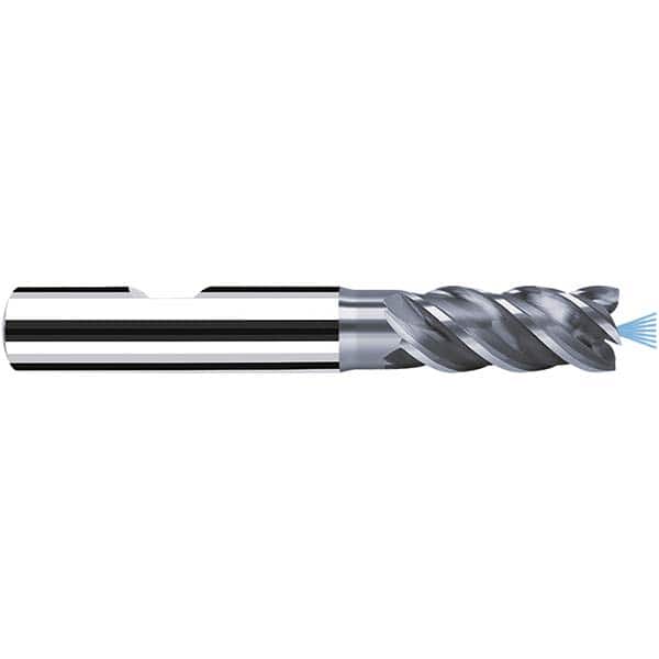 Fraisa - 10mm Diam 4 Flute Solid Carbide 0.2mm Corner Radius End Mill - Exact Tool & Supply