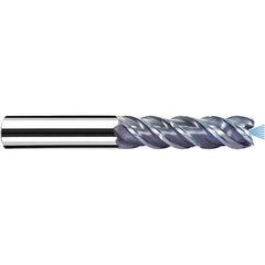 Fraisa - 3/8" Diam 4 Flute Solid Carbide 0.008" Corner Radius End Mill - Exact Tool & Supply