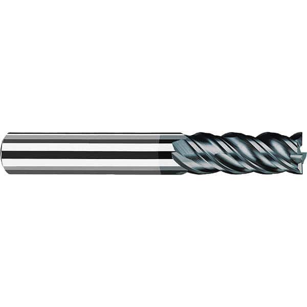 Fraisa - 3/4" Diam 4 Flute Solid Carbide 0.12" Corner Radius End Mill - Exact Tool & Supply