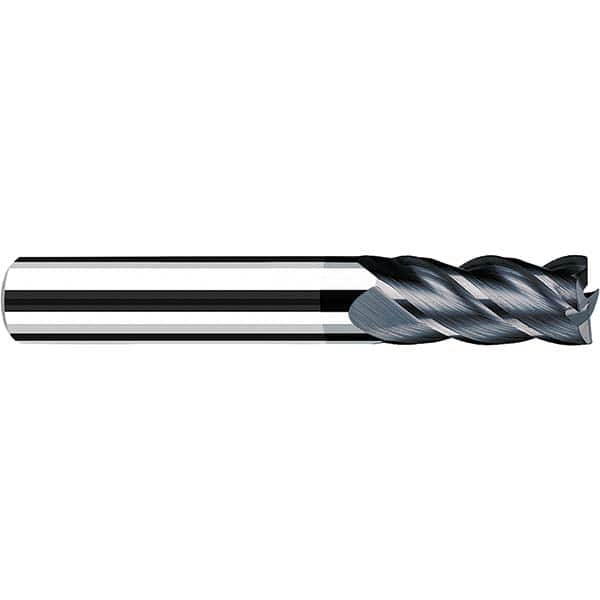 Fraisa - 5/8, 1-1/4" LOC, 5/8" Shank Diam, 3-1/2" OAL, 4 Flute Solid Carbide Square End Mill - Exact Tool & Supply