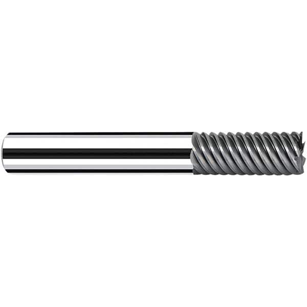 Fraisa - 8mm, 19mm LOC, 63mm OAL, 7 Flute Solid Carbide Square End Mill - Exact Tool & Supply