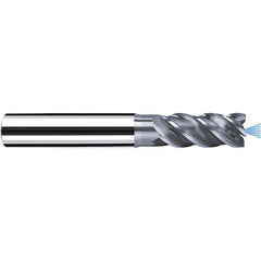 Fraisa - 1/2" Diam 4 Flute Solid Carbide 0.008" Corner Radius End Mill - Exact Tool & Supply