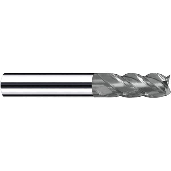 Fraisa - 5/8, 1-1/4" LOC, 5/8" Shank Diam, 3-1/2" OAL, 4 Flute Solid Carbide Square End Mill - Exact Tool & Supply