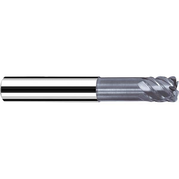 Fraisa - 1/8" Diam 4 Flute Solid Carbide 0.02" Corner Radius End Mill - Exact Tool & Supply