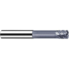 Fraisa - 3/8" Diam 6 Flute Solid Carbide 0.03" Corner Radius End Mill - Exact Tool & Supply