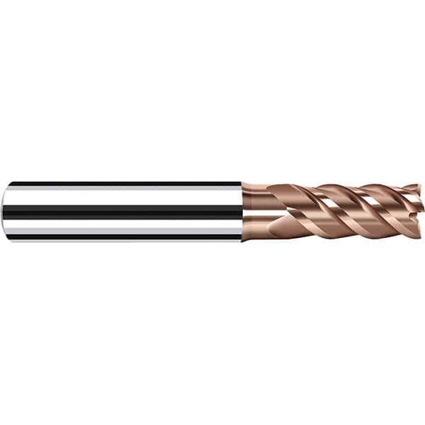 Fraisa - 5/16" Diam 4 Flute Solid Carbide 0.006" Corner Radius End Mill - Exact Tool & Supply