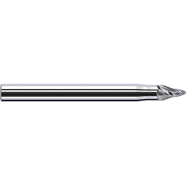 Fraisa - 17.5mm LOC 4 Flute Solid Carbide Circle Segment Taper Form End Mill - Exact Tool & Supply