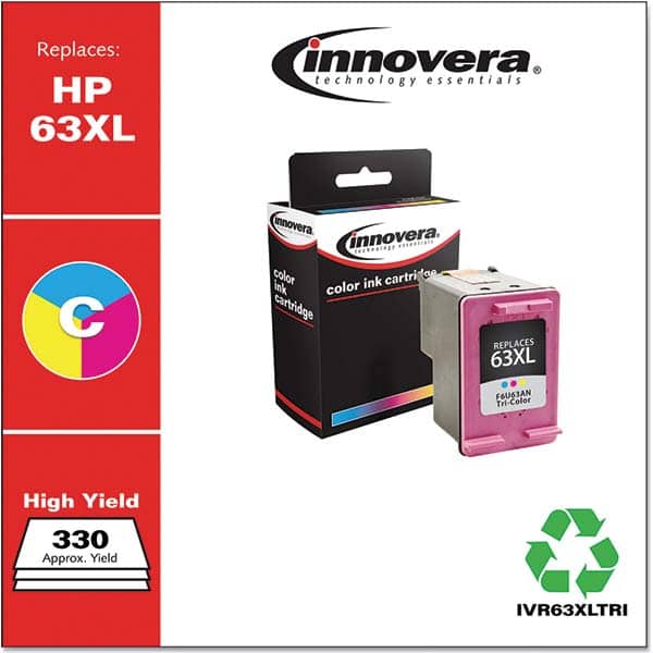 innovera - Office Machine Supplies & Accessories For Use With: HP DeskJet 1110, 1112, 2130, 2132, 3630, 3631, 3632, 3633, 3634, 3636, 3637; HP ENVY 4512, 4516, 4520, 4522, 4523, 4524; HP OfficeJet 3830, 3831, 3833, 4650, 4652, 4654, 4655 Nonflammable: No - Exact Tool & Supply