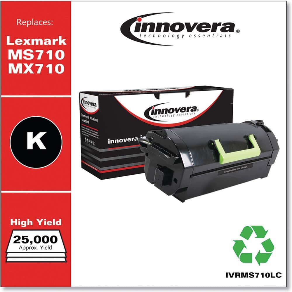 innovera - Office Machine Supplies & Accessories; For Use With: Lexmark? MS710DN, MS710N, MS711DN, MS810DE, MS810DN, MS810DTN, MS810N, MS811DN, MS811DTN, MS811N, MS812DE, MS812DN, MS812DTN, MX710DE, MX710DHE, MX711DE, MX711DHE, MX711DTHE, MX810DE, MX810D - Exact Tool & Supply