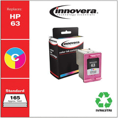 innovera - Remanufactured F6U61AN (63) Ink, 165 Page-Yield, Tri-Color - Exact Tool & Supply