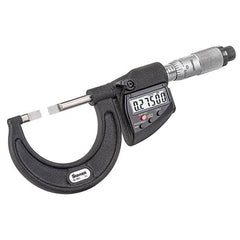 Starrett - Blade Micrometers Operation Type: Electronic Minimum Measurement (mm): 50 - Exact Tool & Supply