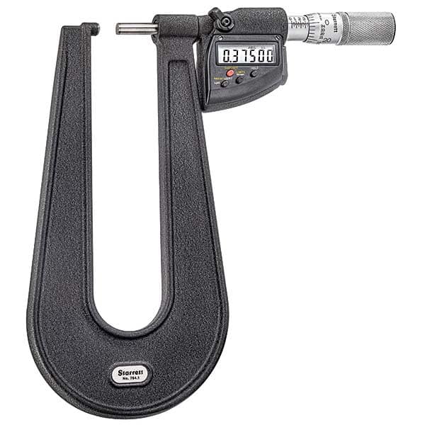 Starrett - Electronic Outside Micrometers Type: Standard Minimum Measurement (Decimal Inch): 0 - Exact Tool & Supply