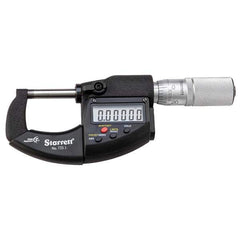 Starrett - Electronic Outside Micrometers Type: Standard Minimum Measurement (Decimal Inch): 0 - Exact Tool & Supply