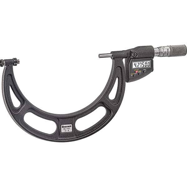 Starrett - Electronic Outside Micrometers Type: Interchangeable Anvil Type Minimum Measurement (Decimal Inch): 12 - Exact Tool & Supply