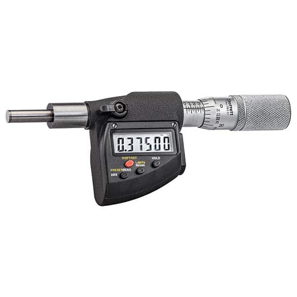 Starrett - Electronic Micrometer Heads Minimum Measurement (Inch): 1 Minimum Measurement (mm): 25 - Exact Tool & Supply