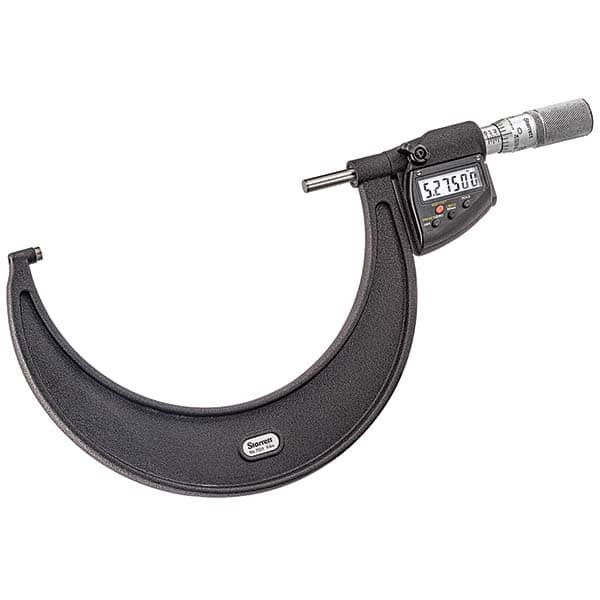 Starrett - Electronic Outside Micrometers Type: Standard Minimum Measurement (Decimal Inch): 3 - Exact Tool & Supply
