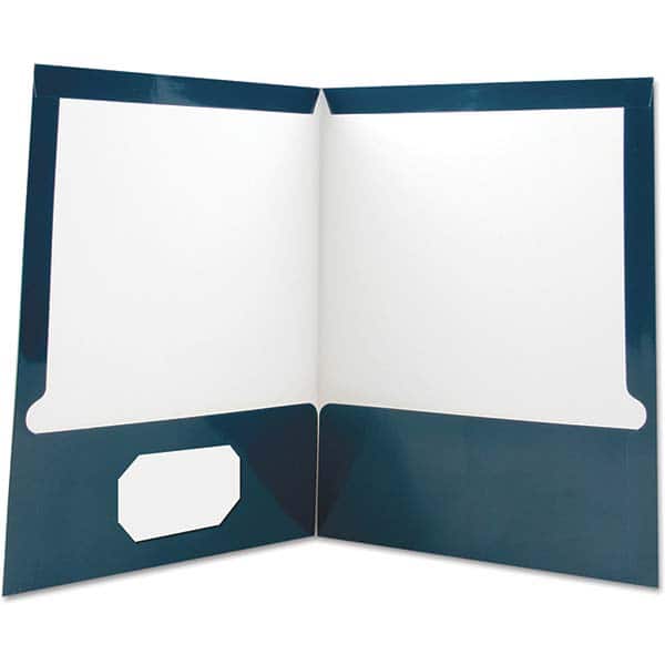 UNIVERSAL - File Folders, Expansion Folders & Hanging Files Folder/File Type: Pocket Folders Color: Navy - Exact Tool & Supply