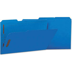 UNIVERSAL - File Folders, Expansion Folders & Hanging Files Folder/File Type: File Folders with Top Tab Color: Blue - Exact Tool & Supply