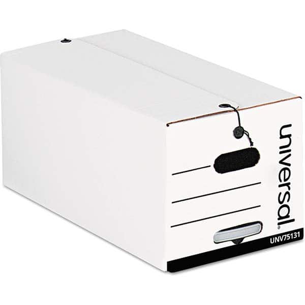 UNIVERSAL - Compartment Storage Boxes & Bins Type: String & Button Box Color: White - Exact Tool & Supply