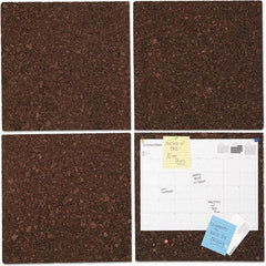 UNIVERSAL - Cork Bulletin Boards Style: Bulletin Color: Dark Brown - Exact Tool & Supply