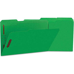 UNIVERSAL - File Folders, Expansion Folders & Hanging Files Folder/File Type: File Folders with Top Tab Color: Green - Exact Tool & Supply